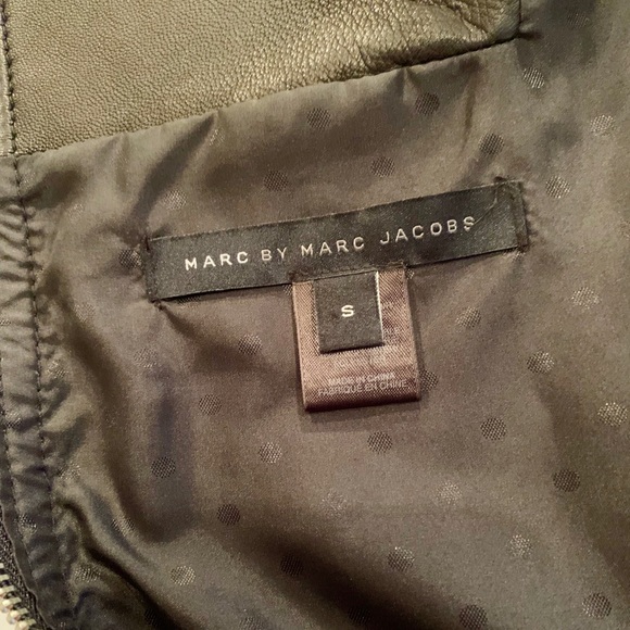 MARC BY MARC JACOBS LEATHER MINI DRESS - Picture 4 of 4
